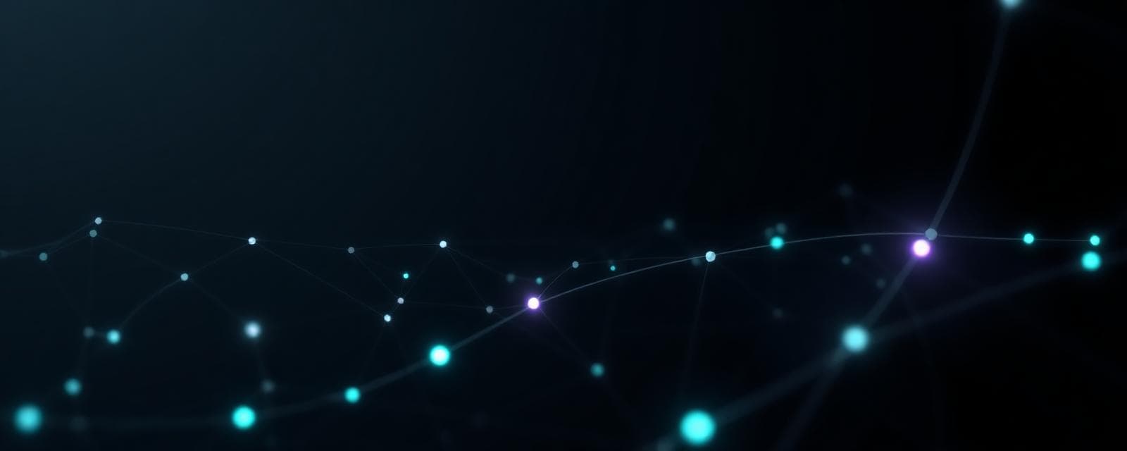 Abstract dark visualisation of Oryid Labs product architecture